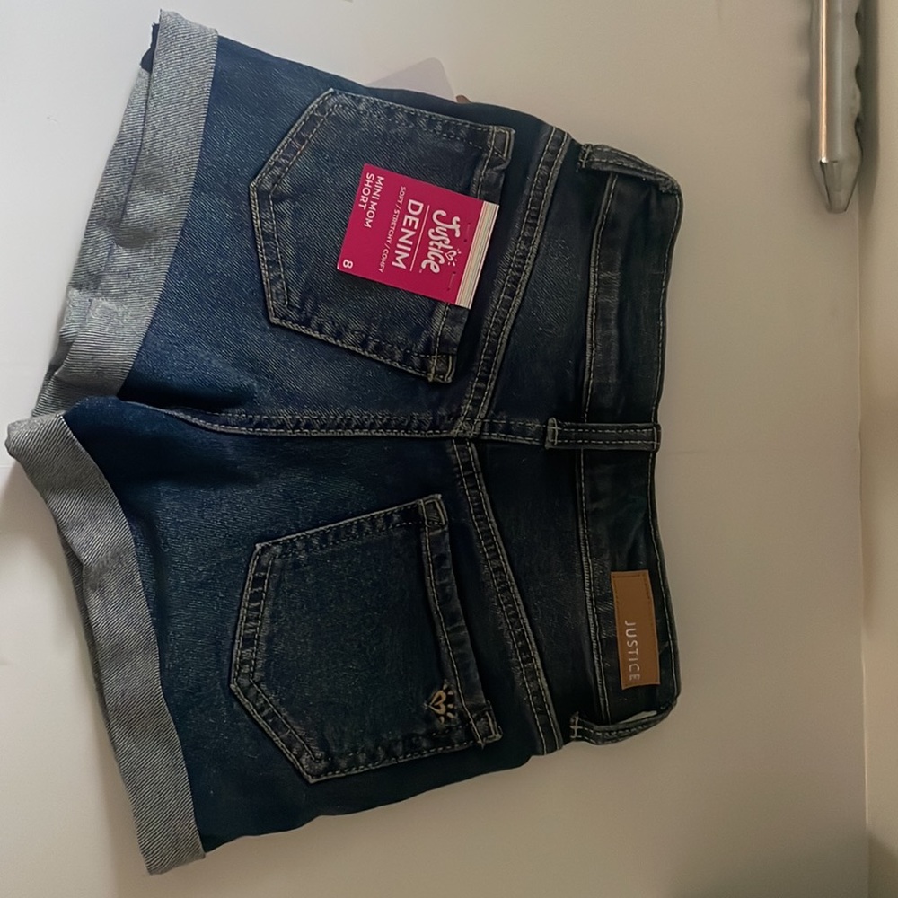 Girls denim shorts NWT - Picture 2 of 2
